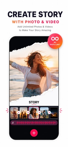 Slideshow Maker Video Editor iPhone screenshot