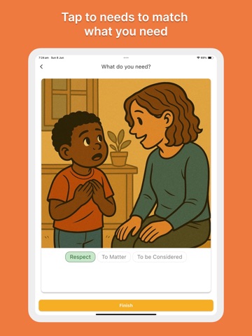 Feelings & Needs: Kids Edition iPad screenshot