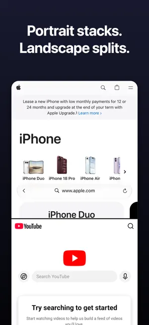 DuoScreen: Split Browser screenshot 3