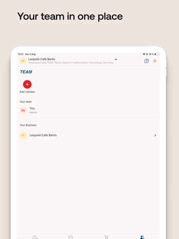 Maines Restaurant Express iPad screenshot