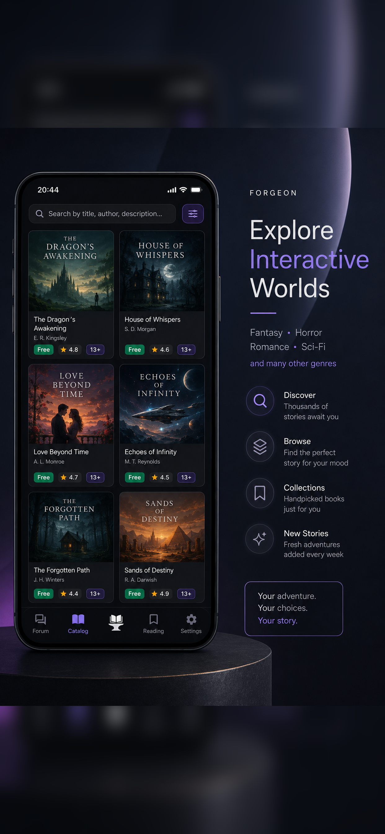 Forgeon - Interactive Stories screenshot 6