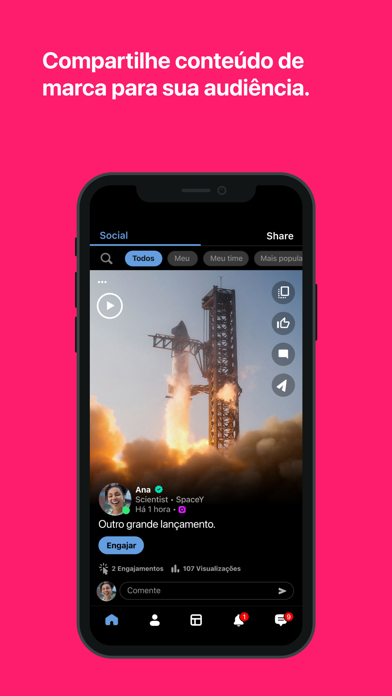 Boom – Seja um Influencer. Screenshot