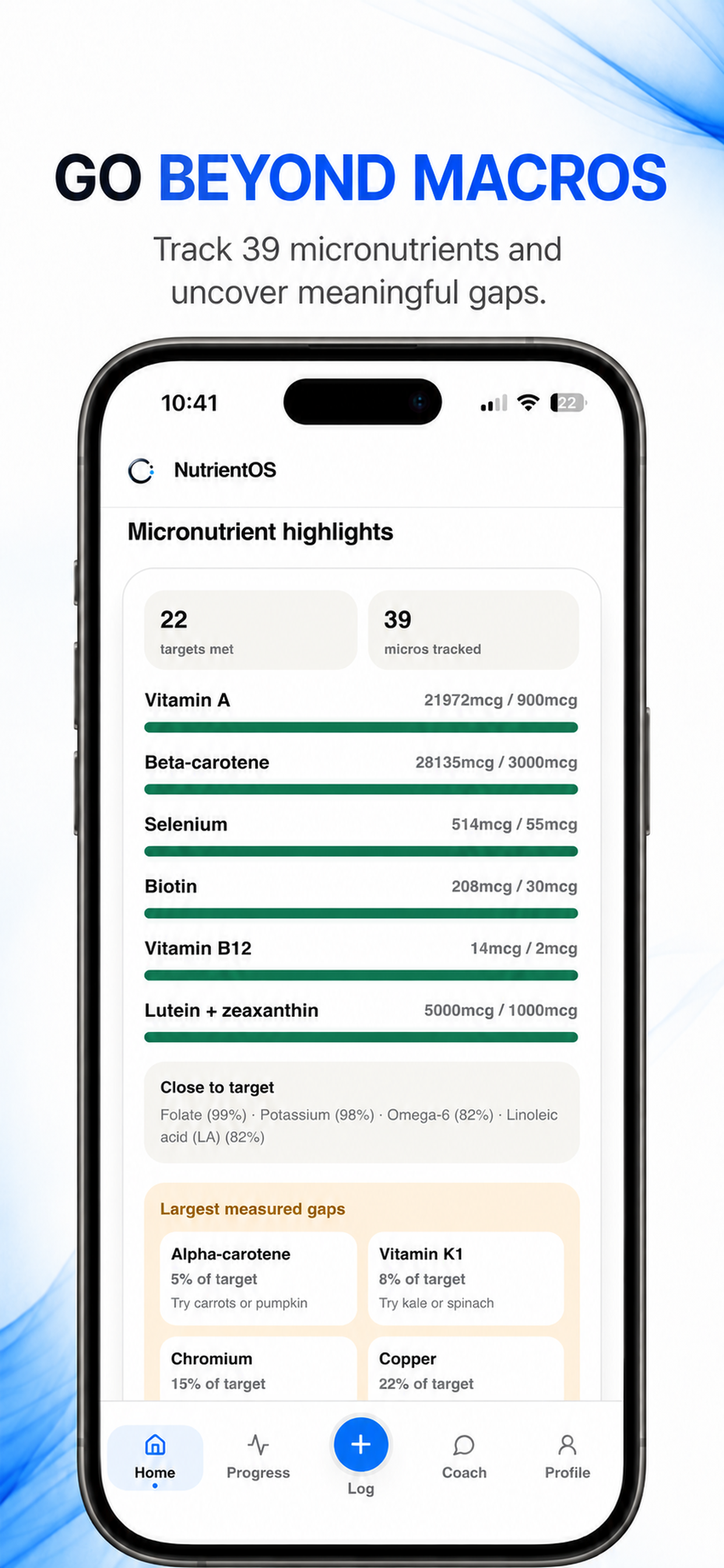 NutrientOS: Calorie Tracker screenshot 2