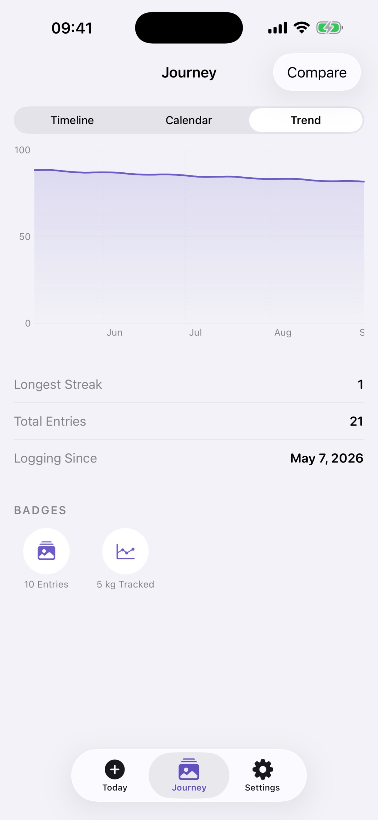 Screenshot 5 of BodyMirror: Weight & Photo Log