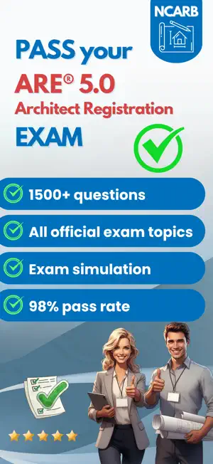 NCARB ARE 5.0 Test Prep 2026 screenshot 1
