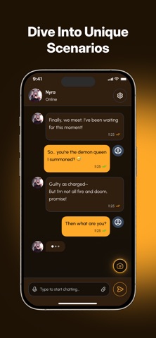 Waifu Friend - AI Anime iPhone screenshot