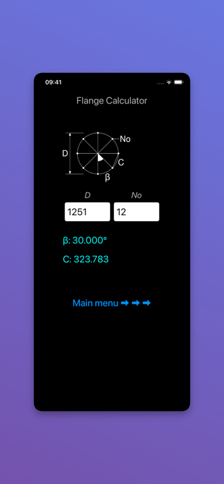 Flange Calculator Easy Screenshot 2 of 5