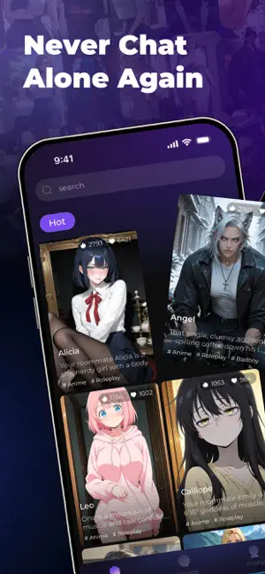 UU AI: Every Chat Feels Alive screenshot 1