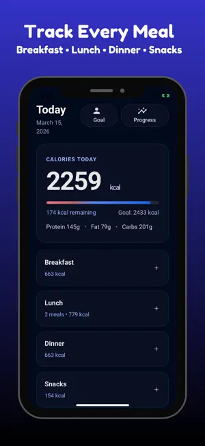 Food Calorie Tracker Free screenshot 3