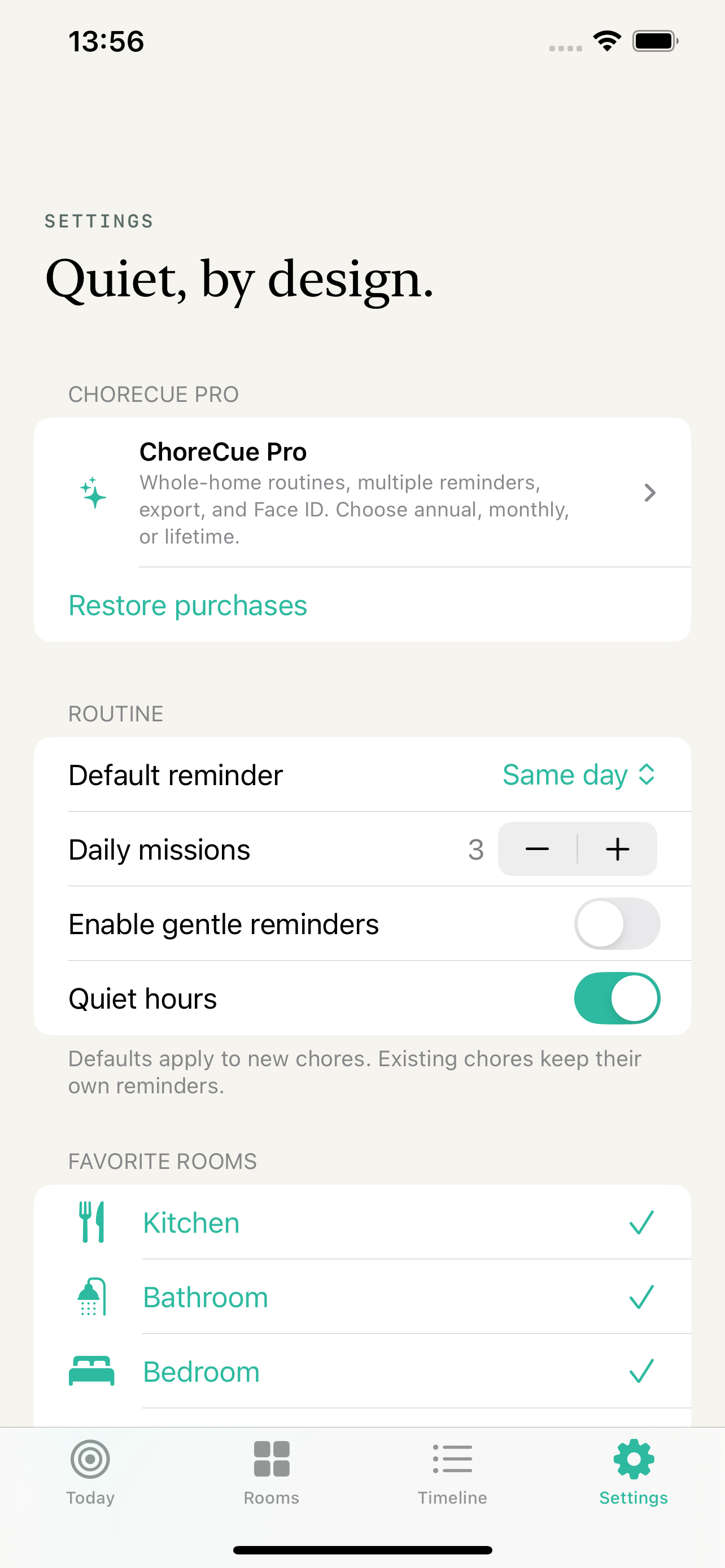 ChoreCue: Cleaning Routine