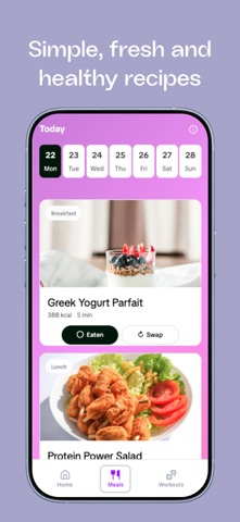 Summerbod: Fitness & Nutrition iPhone screenshot