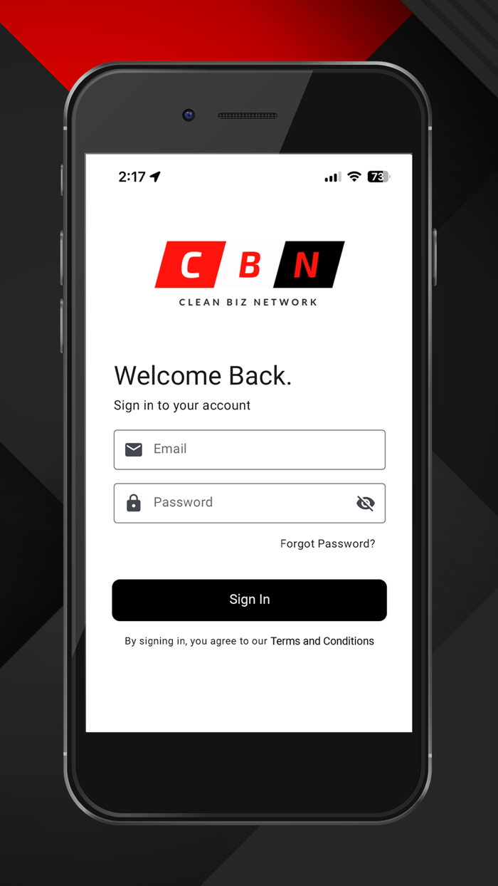 Clean Biz Network Member App