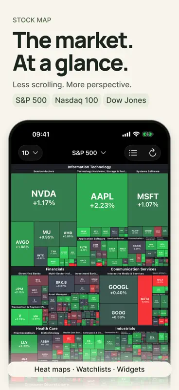 Stock Map: S&P 500 Heatmap screenshot 1 of 8