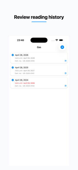 Utility Meter Log – Tracker Screenshot 7 of 8