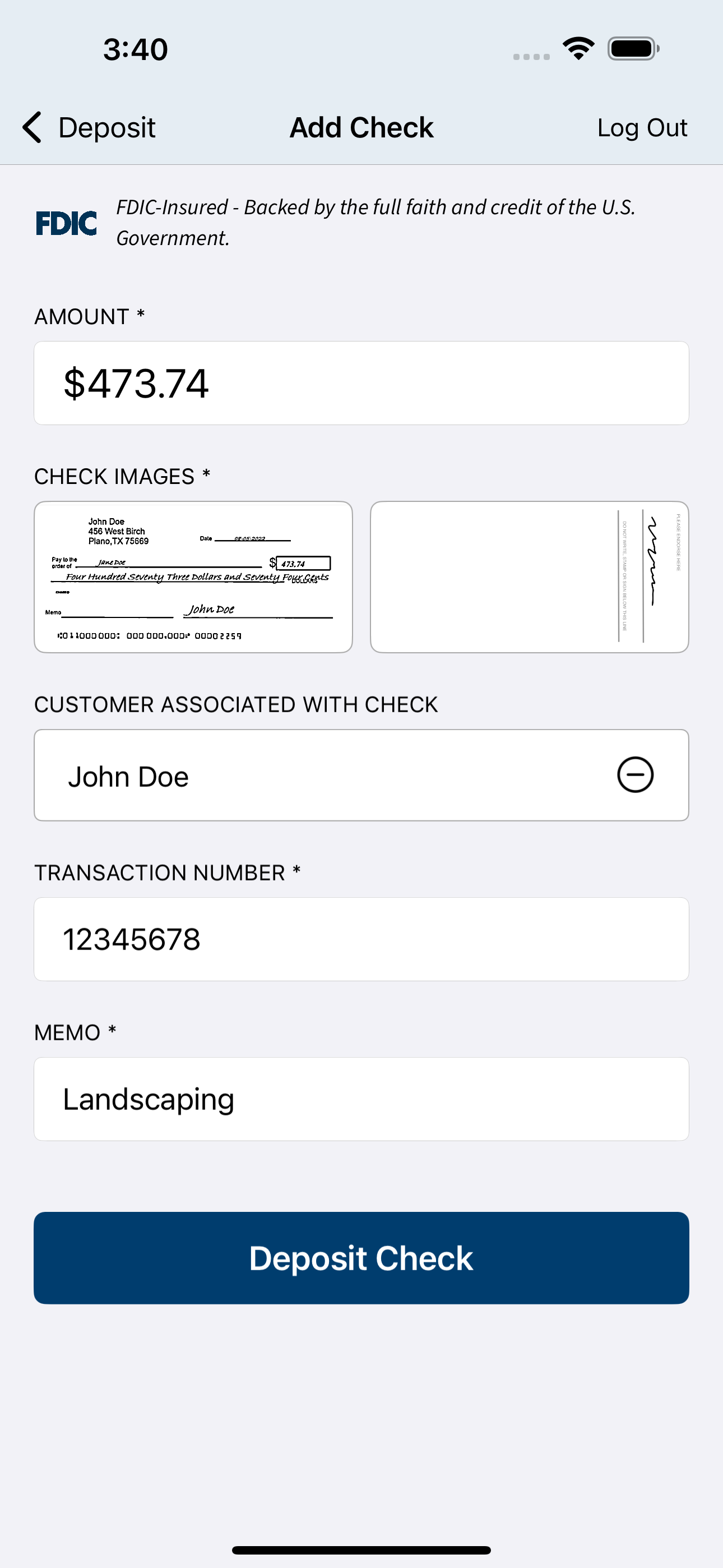Midwest Bank mRDC screenshot 4