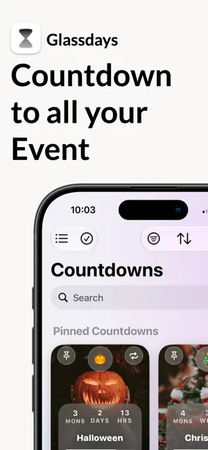 Countdown - Glassdays screenshot 1