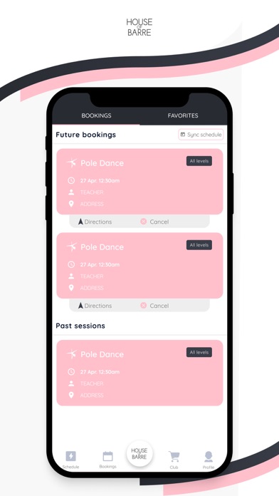 House of Barre Screenshot
