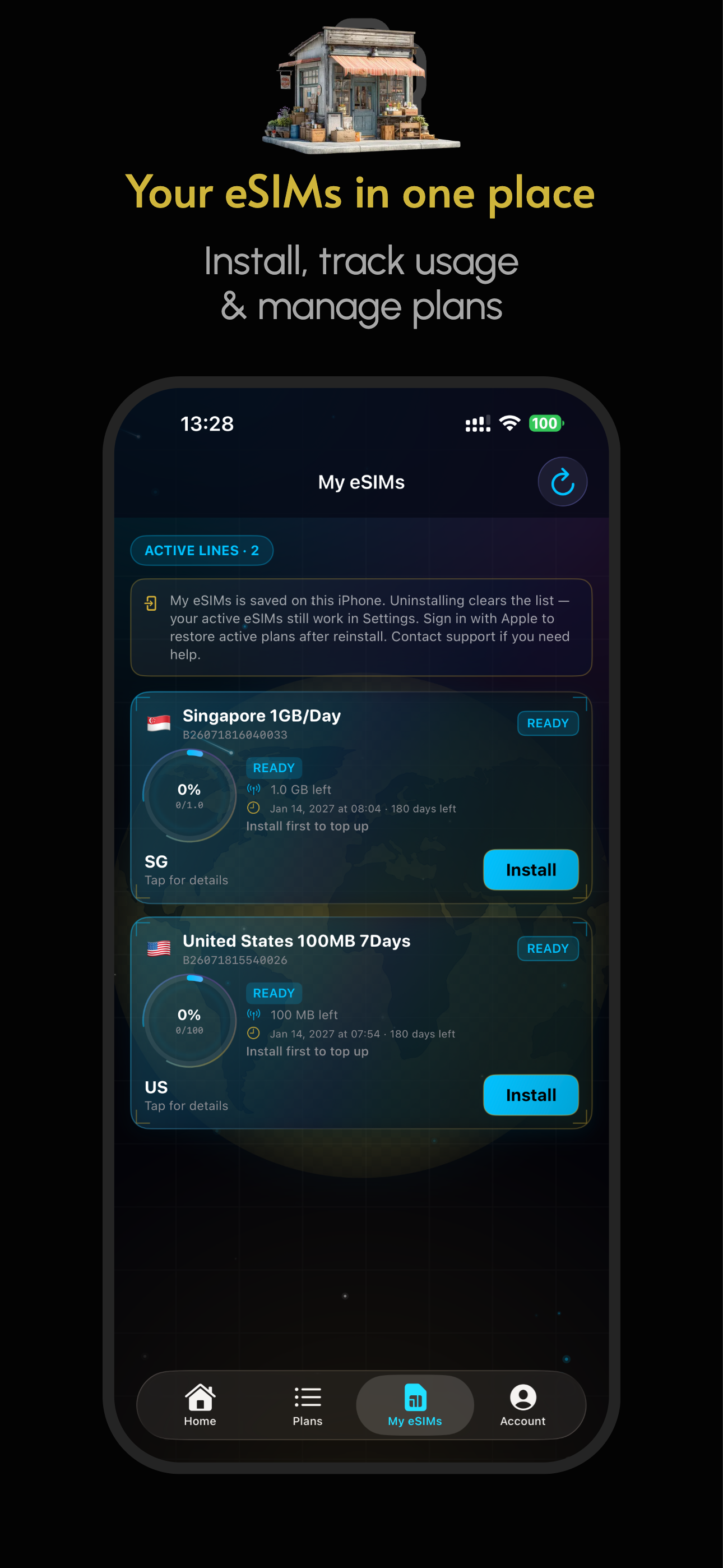 UbeSIM: eSIM for Instant Data screenshot 5