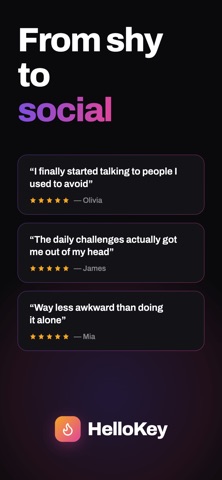 HelloKey - AI Icebreakers screenshot