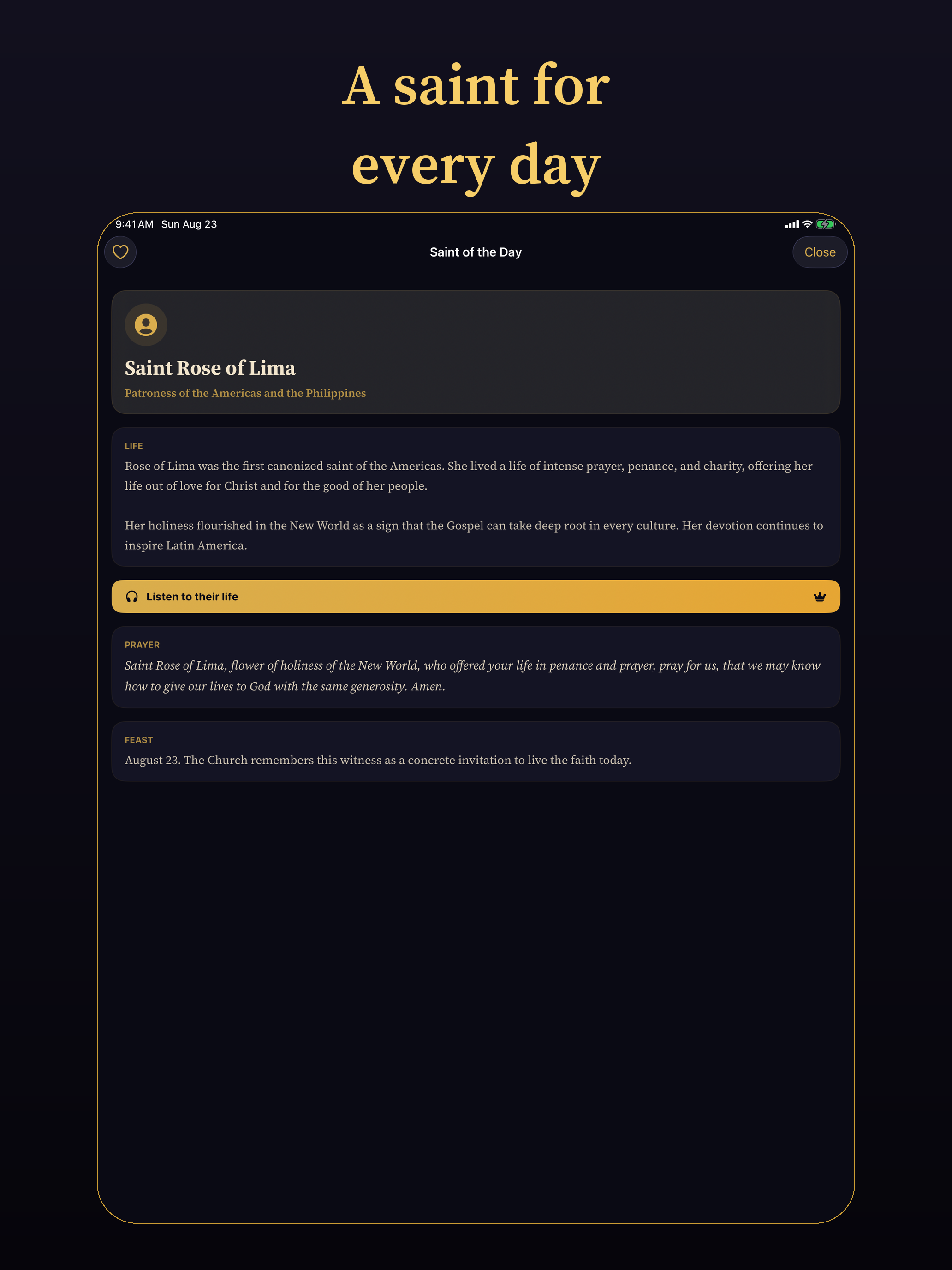 Sacred Day: Catholic Prayer screenshot 18