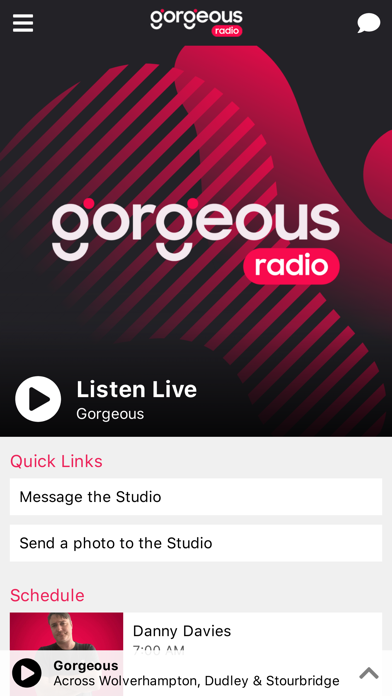 Gorgeous Radio UK Screenshot 1 - AppWisp.com Gorgeous Radio UK Screenshot 1 - AppWisp.com