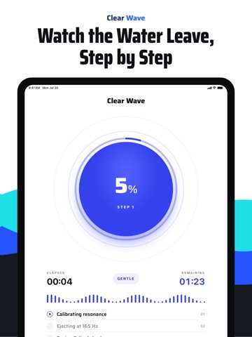 Clear wave | Speaker Cleaner iPad screenshot 9