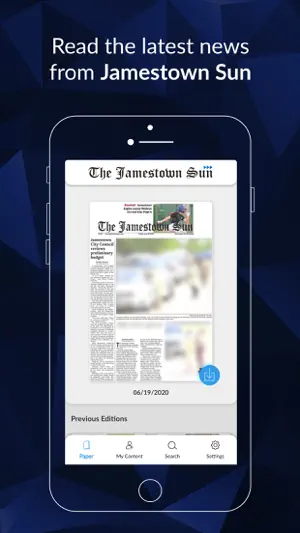 Jamestown Sun E-paper screenshot 1