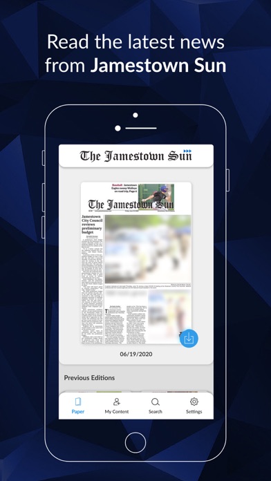 Jamestown Sun E-paper Screenshot 1 of 5