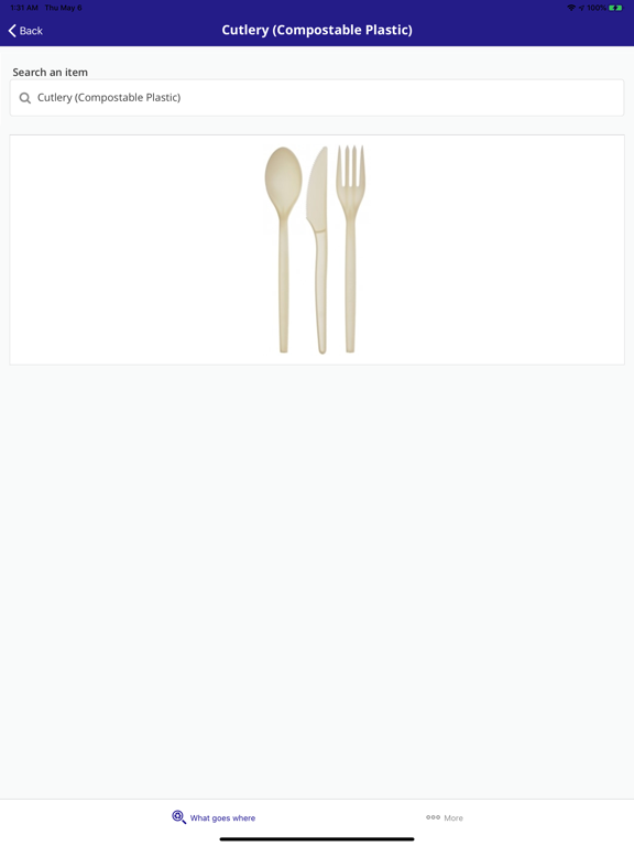 Recycle Right York County iPad screenshot 2 - Reference app