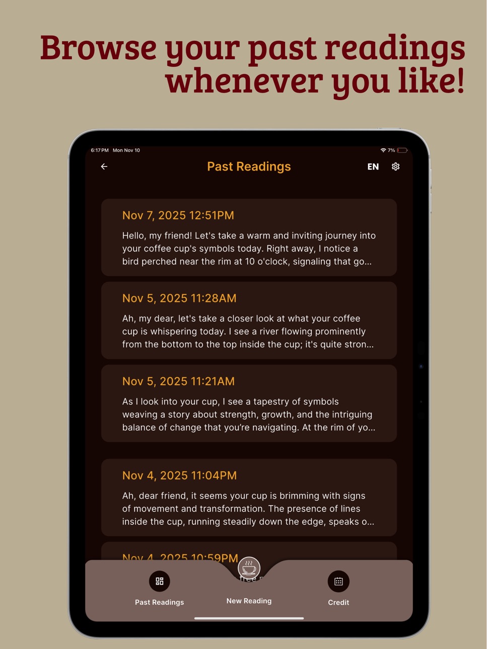 iPad screenshot