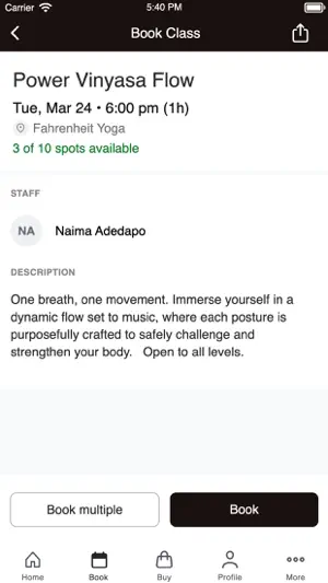 Fahrenheit Yoga screenshot 3