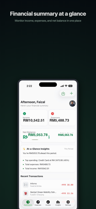 SpenIt: AI Spending Tracker Screenshot 3 of 4