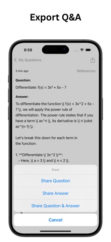 Easy Maths - AI Math Solver iPhone screenshot