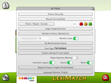 LexiMatch iPad screenshot