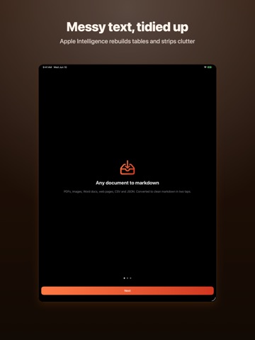MarkLift iPad screenshot