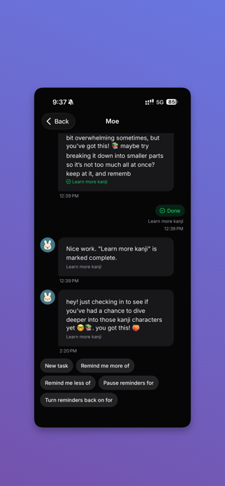 NudgeBunny Screenshot 2 of 3