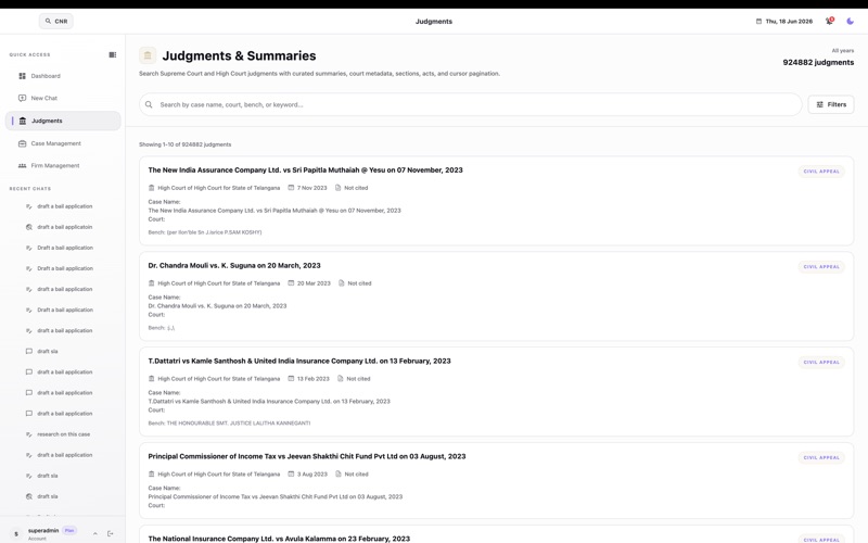 LawgicHub Enterprise screenshot