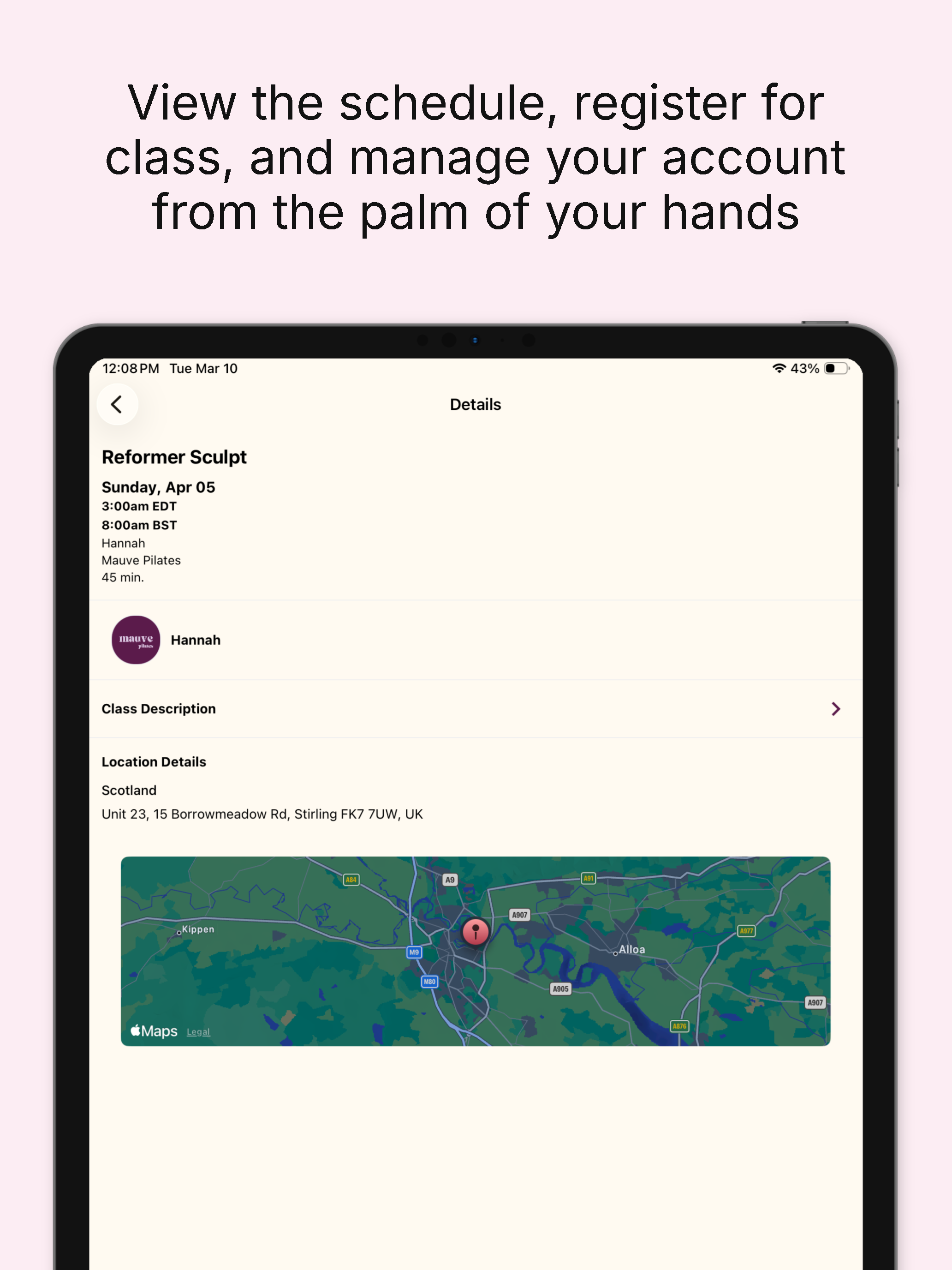 Mauve Pilates Stirling screenshot 8