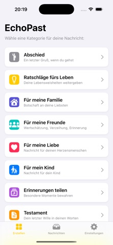 EchoPast screenshot