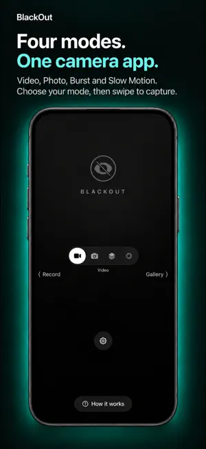 BlackOut: Black Screen Camera screenshot 4