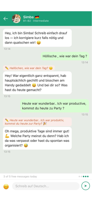 DeutschDailyChat Screenshot 5 of 5