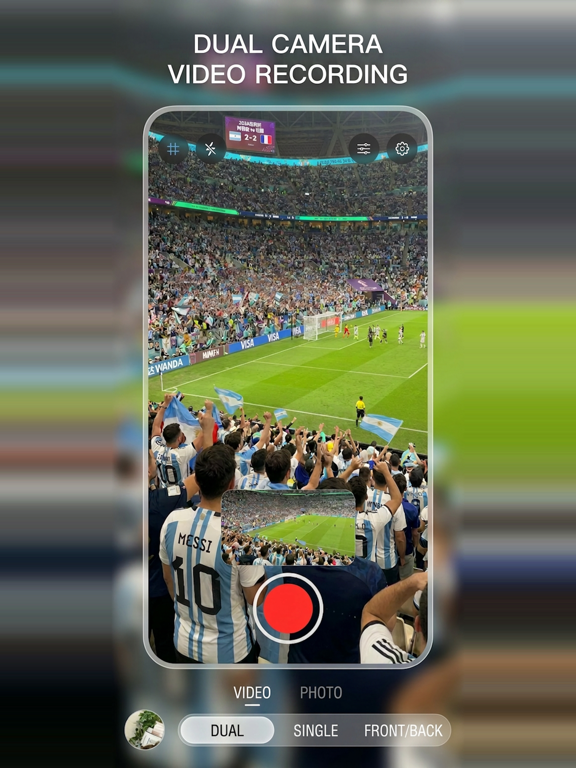 Screenshot #4 pour Dual Recorder & DuoShot Camera