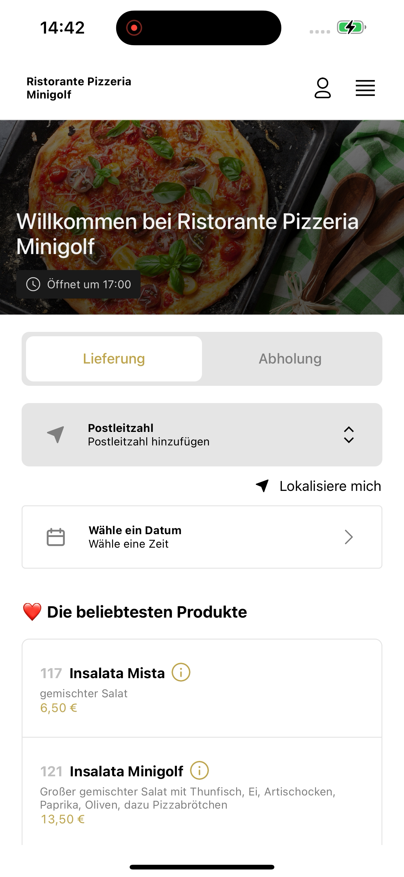 Ristorante Pizzeria Minigolf screenshot 1