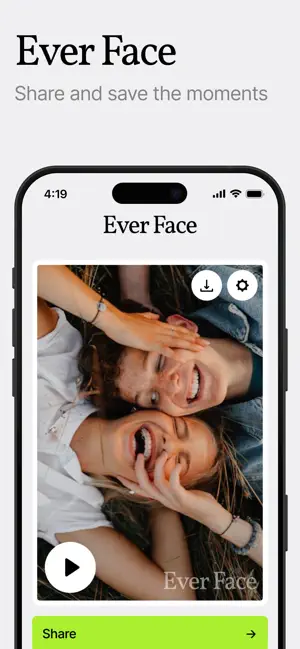 Ever Face - see how you change screenshot 1