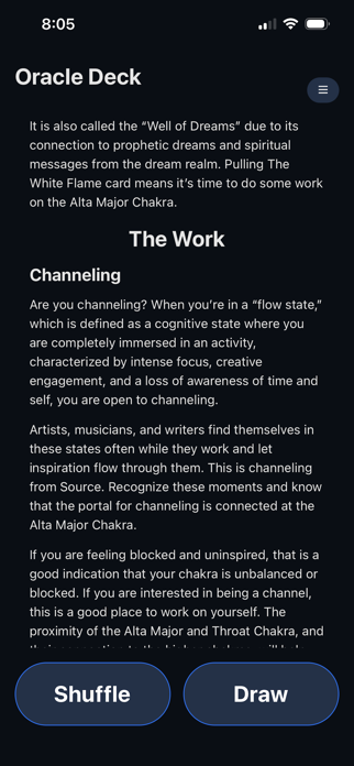 The Work Oracle Deck Screenshot 4 of 5