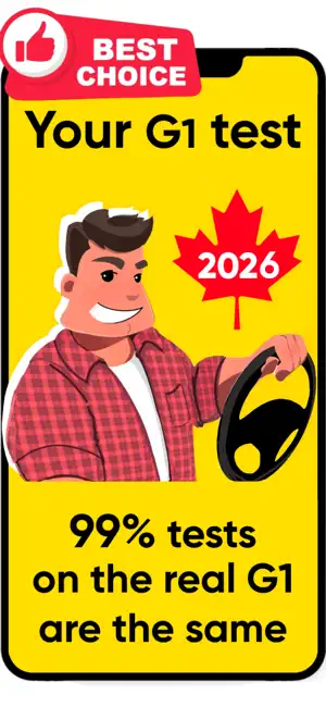 G1 driver's test Ontario 2026. iPhone screenshot 1