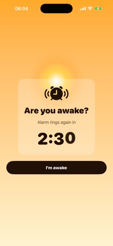 OpenAlarm iPhone screenshot
