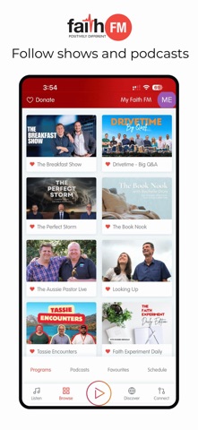 Faith FM Australia app screenshot 2