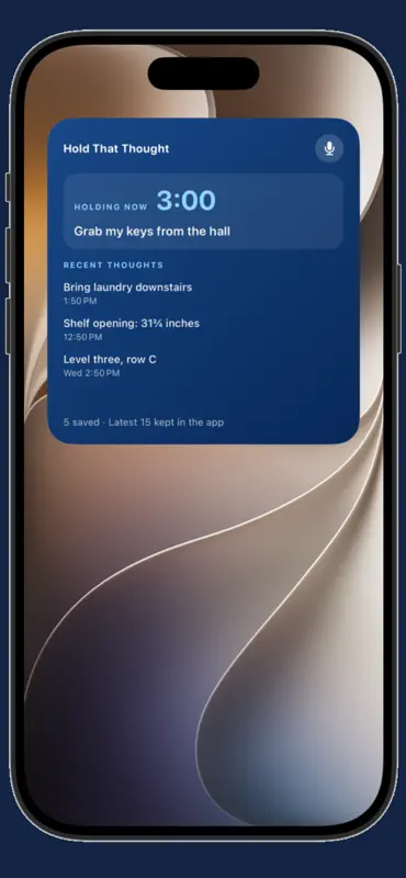 Hold That Thought! screenshot 5 of 6