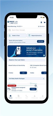 Max Lab – Blood Test iPhone screenshot 1